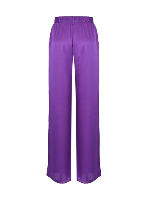 Pantalone palazzo in seta satin Alpha Studio | AD-6583Q2010